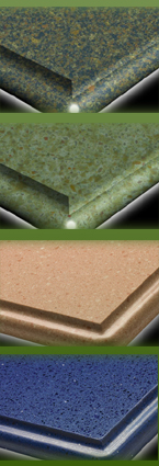 At Lowcountry Kitchen & Bath, we carry countertop lines made by Corian and Silestone.